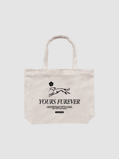 Flower dog Tote Bag