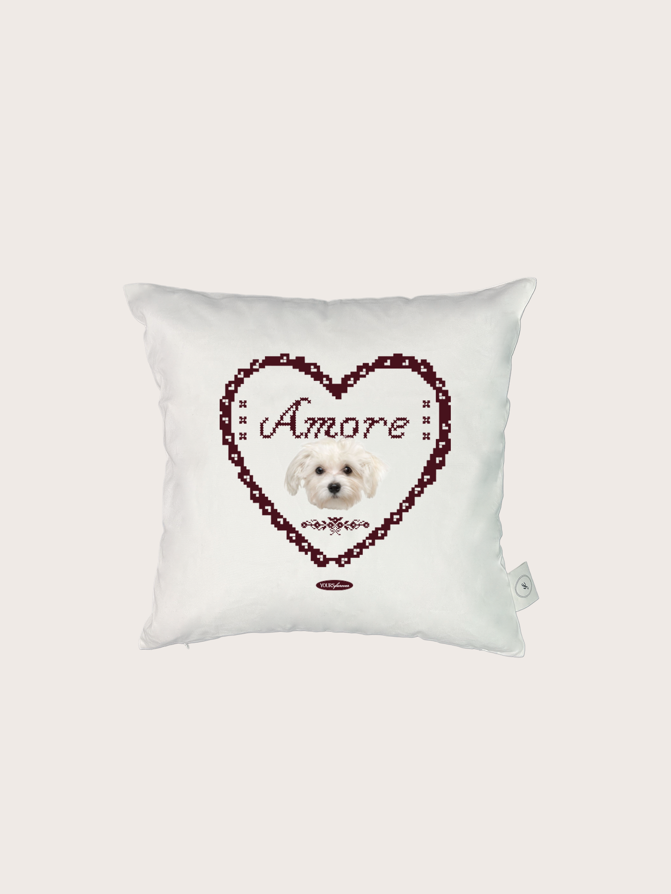Amore Crochet Cushion