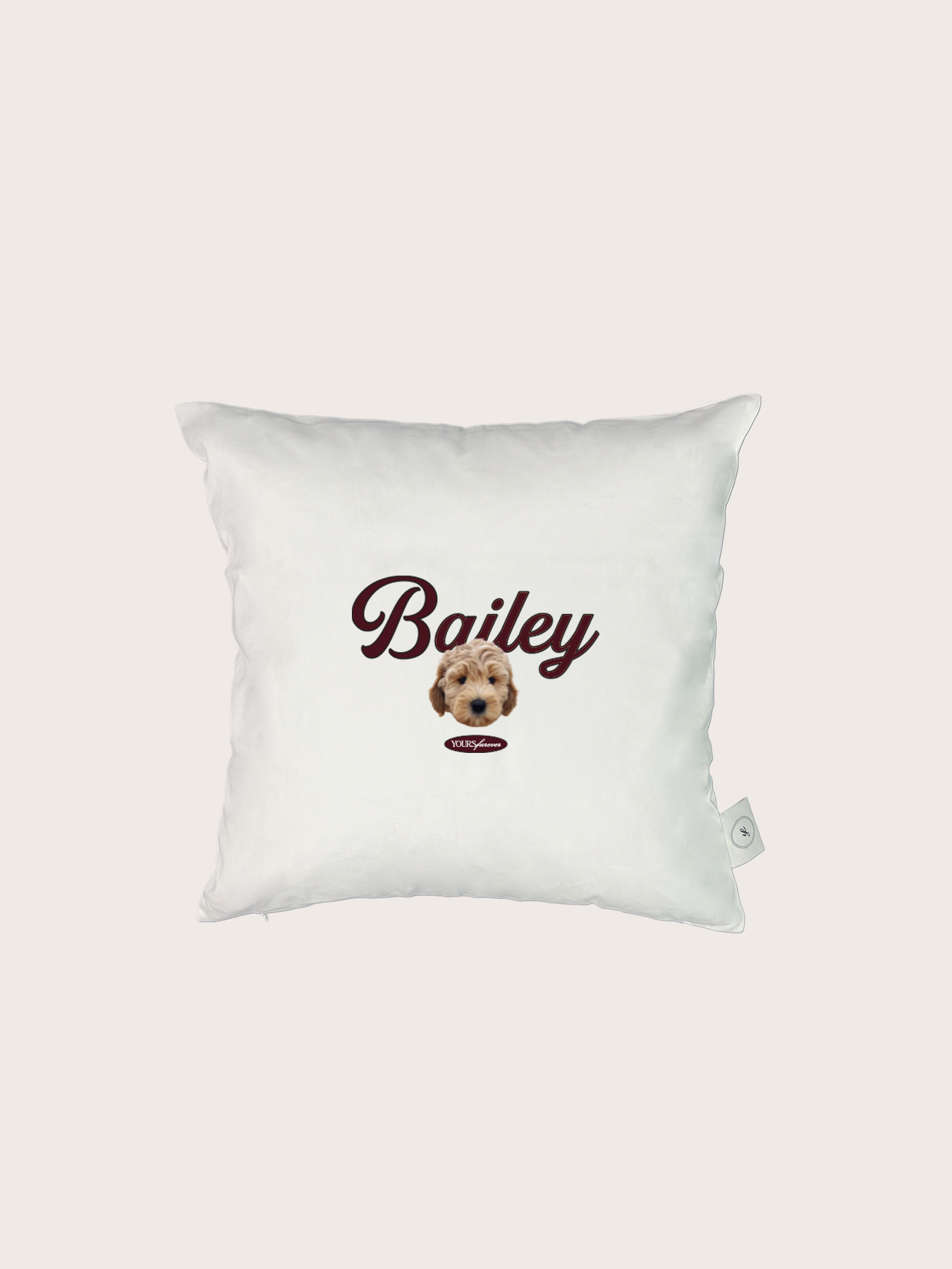 Classic Cushion (Cursive)