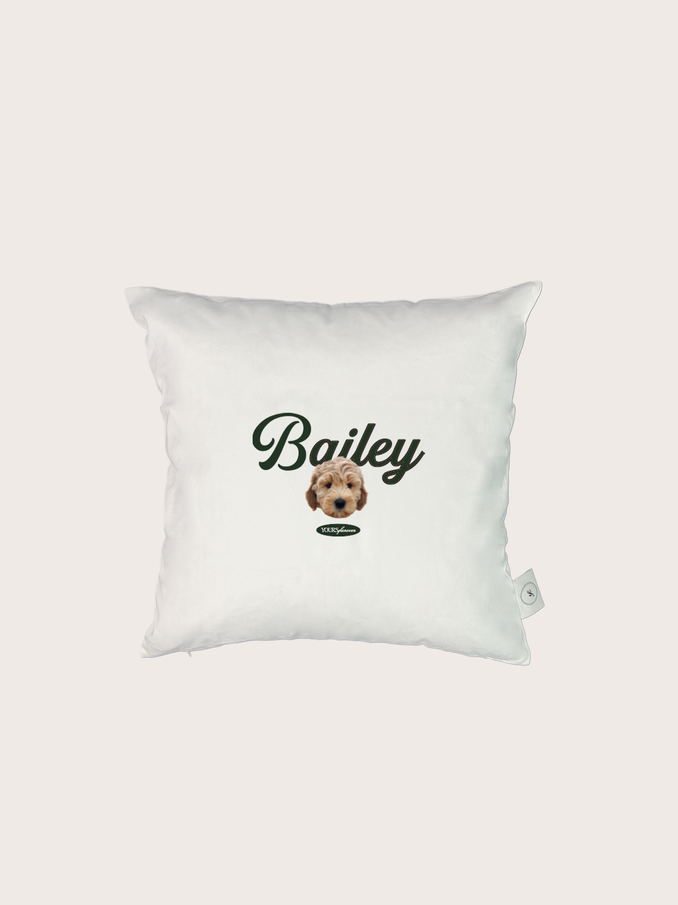 Classic Cushion (Cursive)