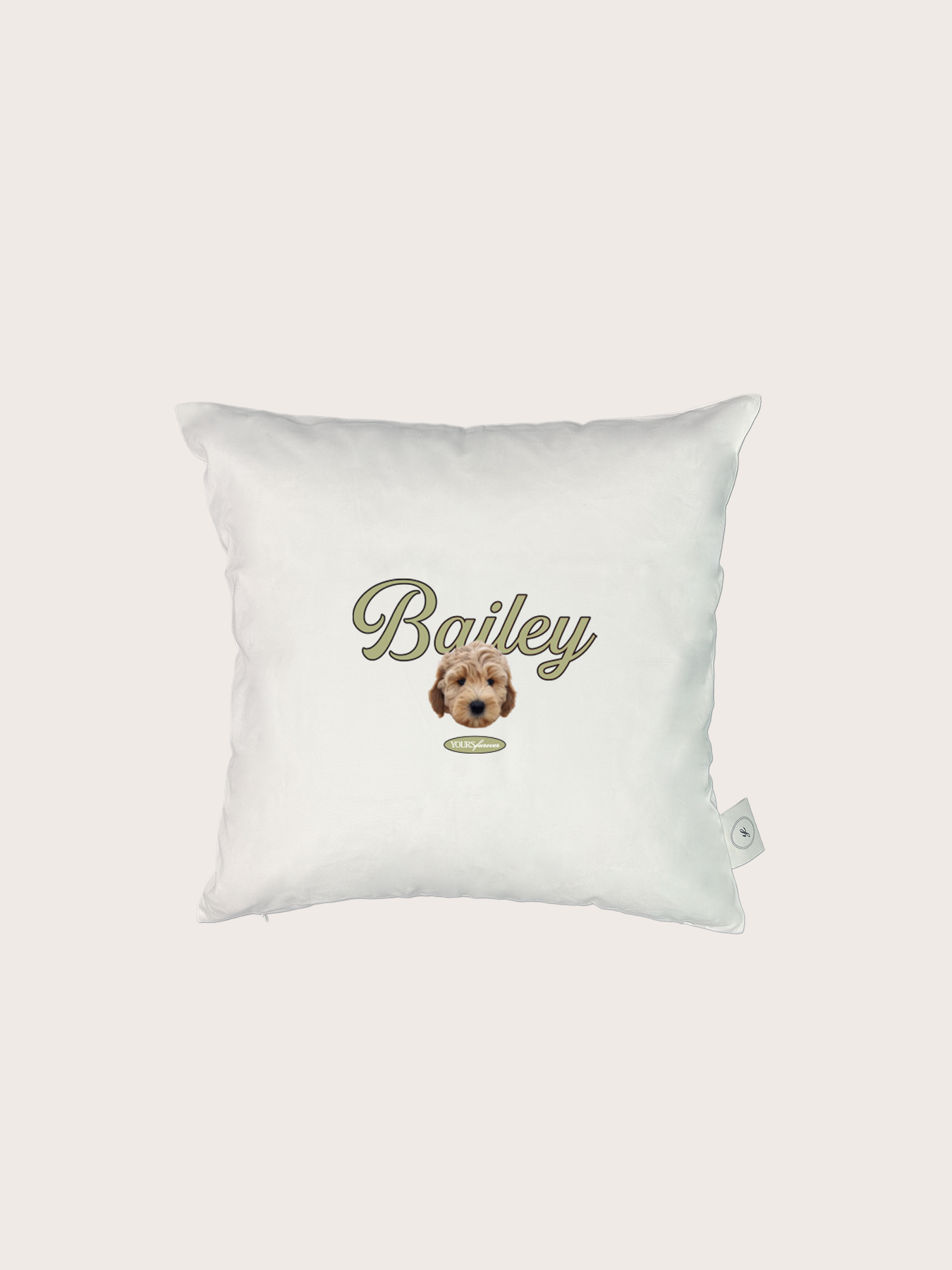 Classic Cushion (Cursive)