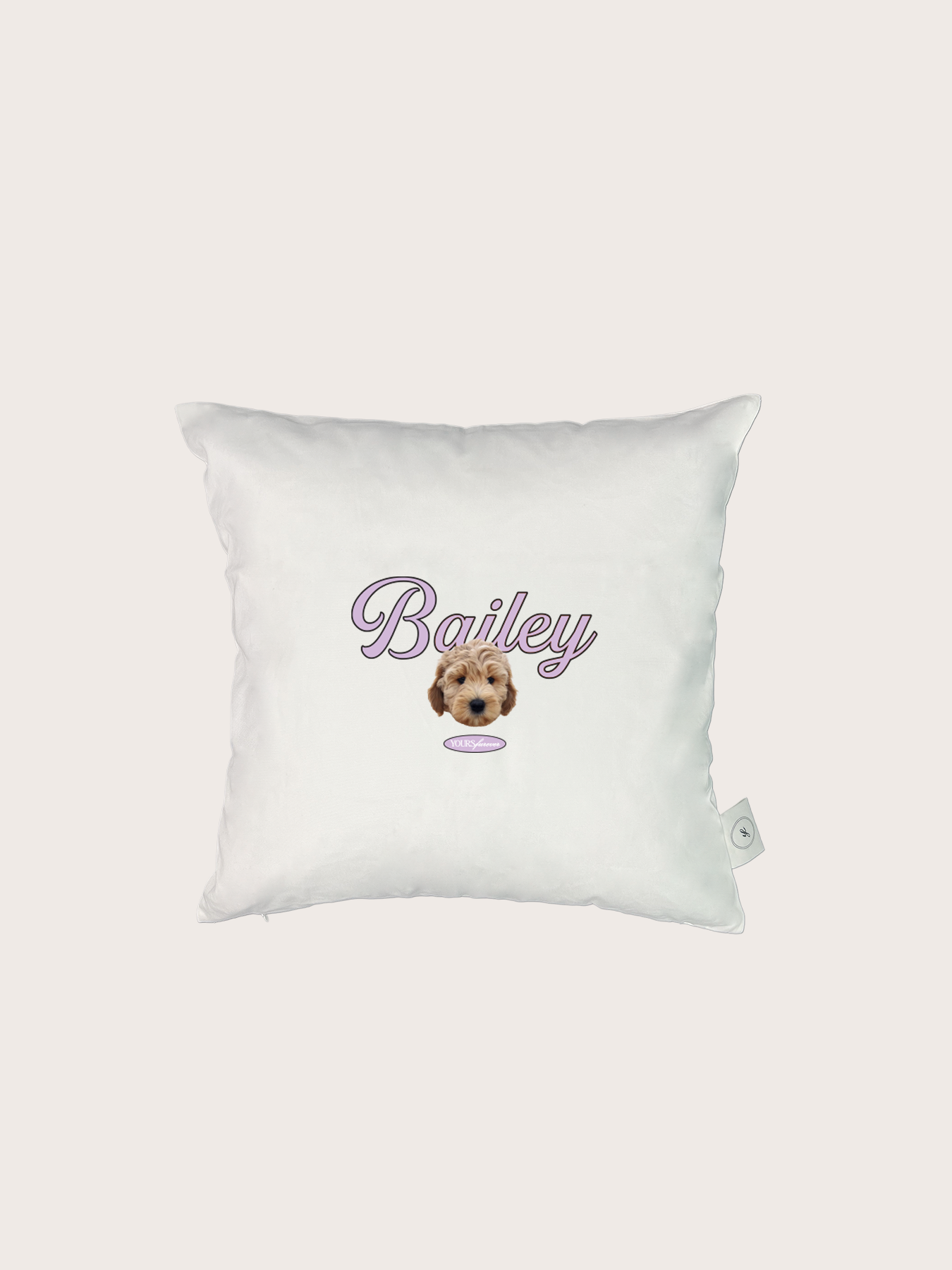 Classic Cushion (Cursive)