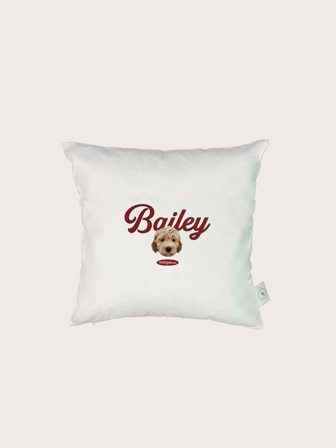 Classic Cushion (Cursive)