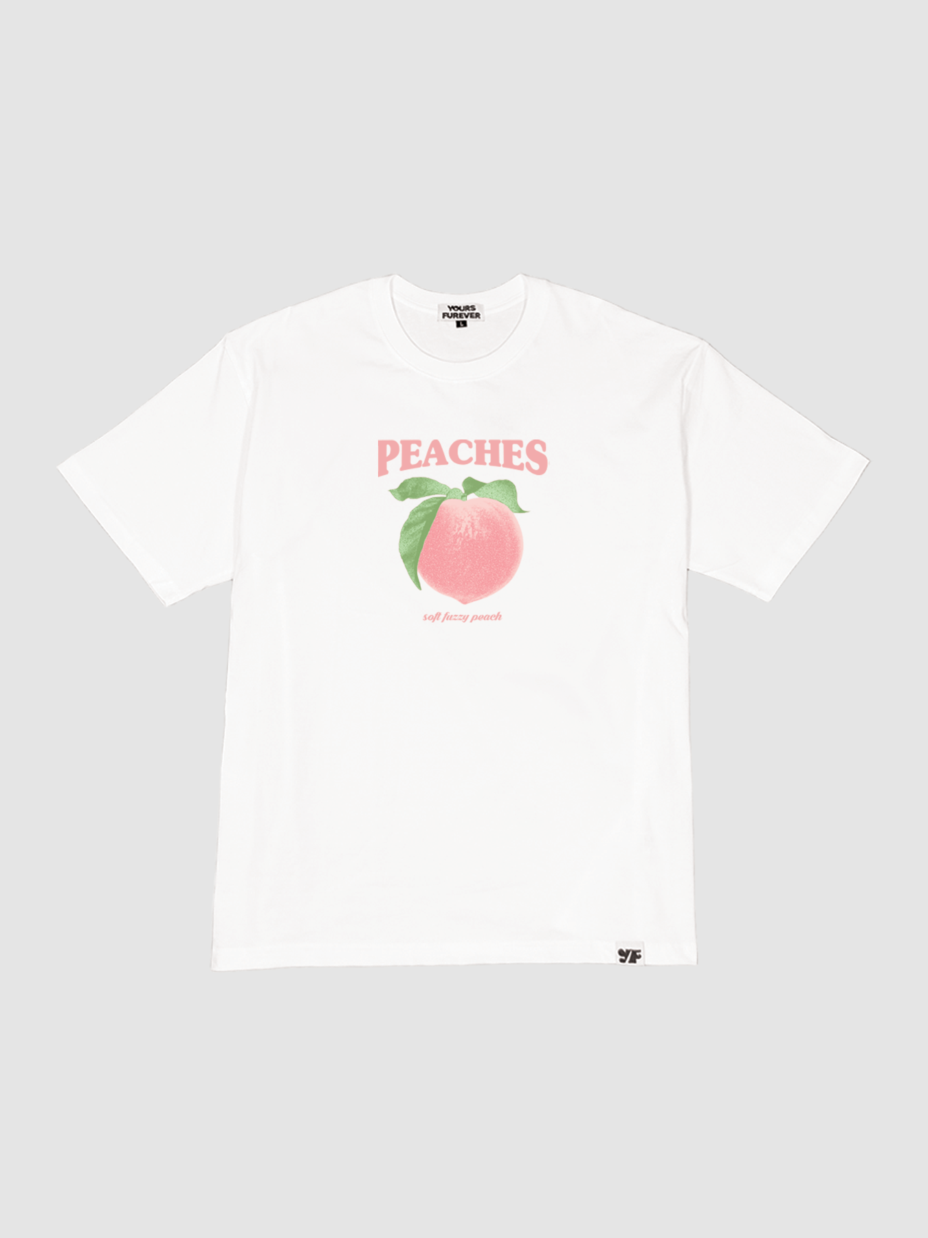 Fuzzy Peach Tee