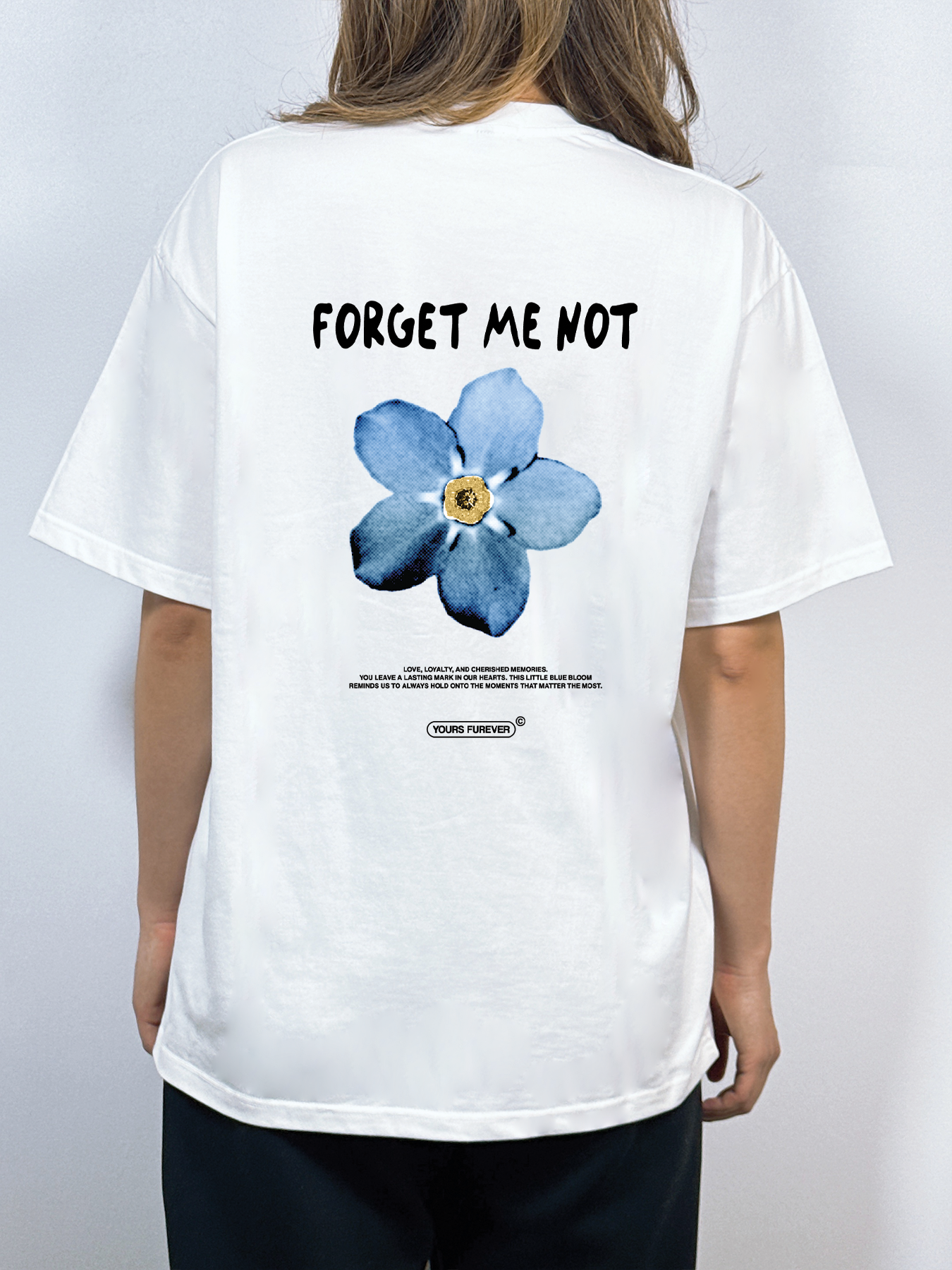 Blue Forget Me Not Tee