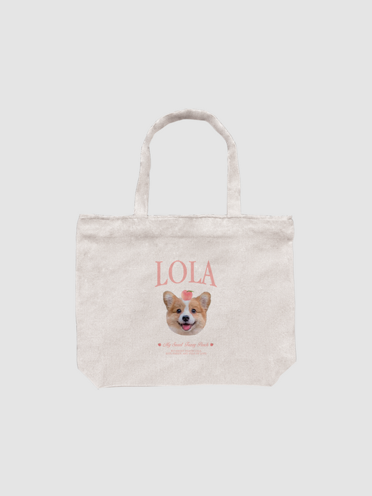 Peach Tote Bag