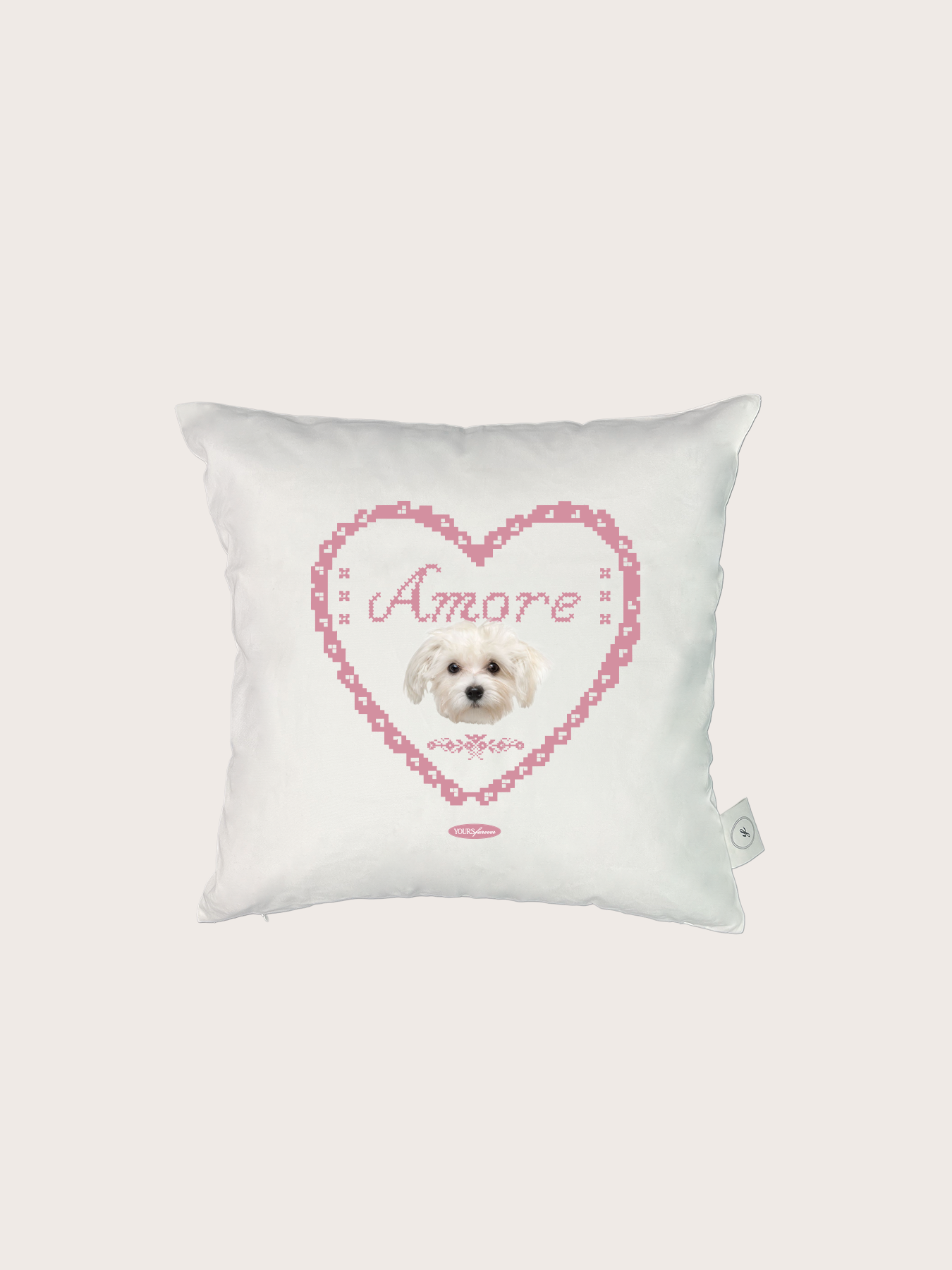 Amore Crochet Cushion