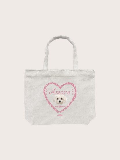 Crochet Heart Tote
