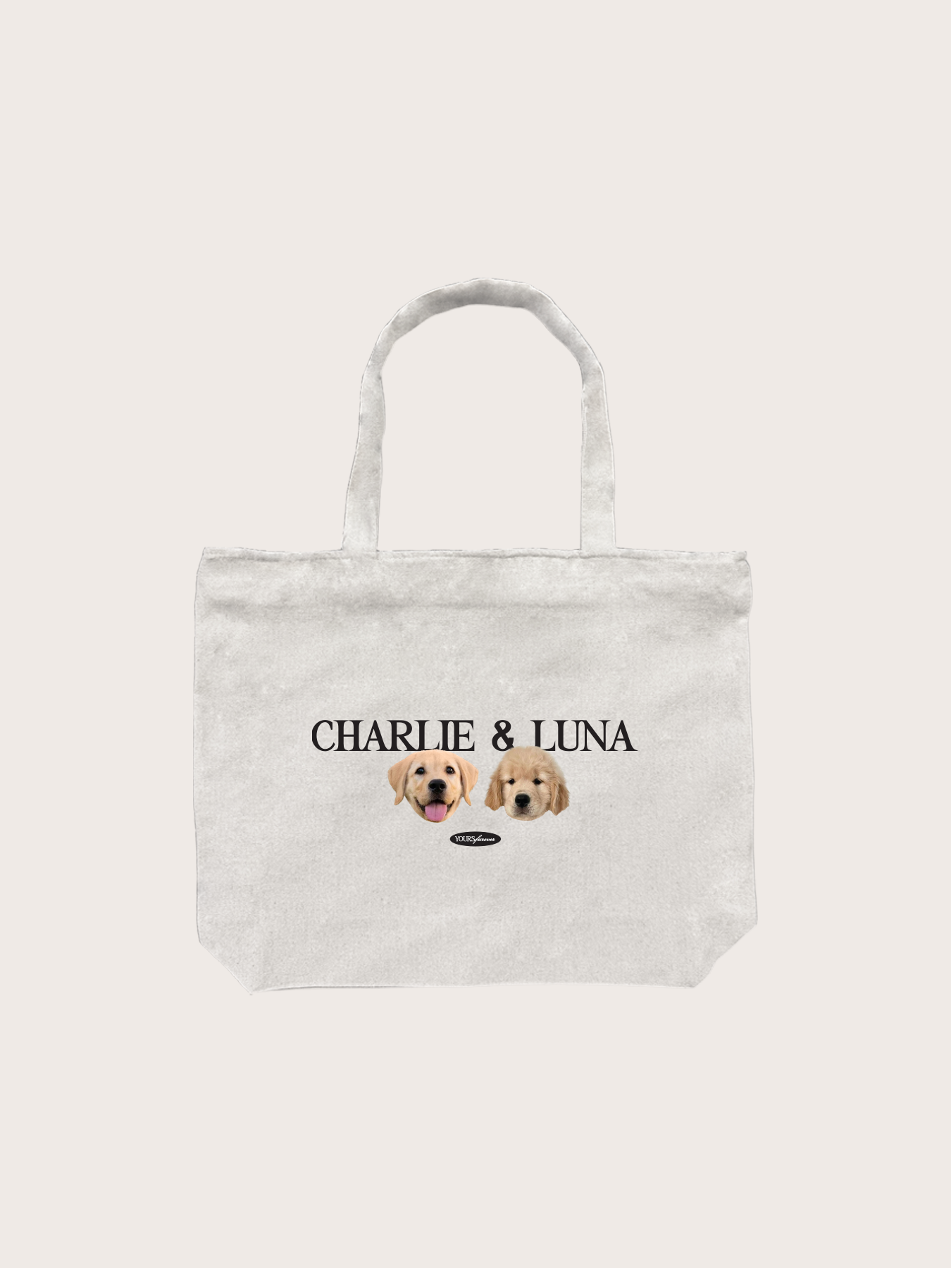Everyday Tote Bag (Two Pets)