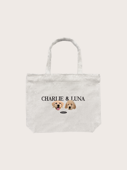 Everyday Tote Bag (Two Pets)