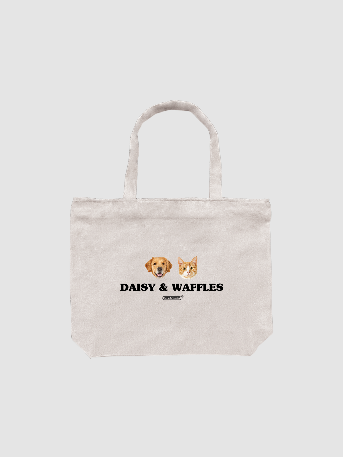 Everyday Tote Bag (Two Pets)