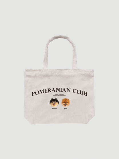 Dog Breed Tote Bag (Two Pets)